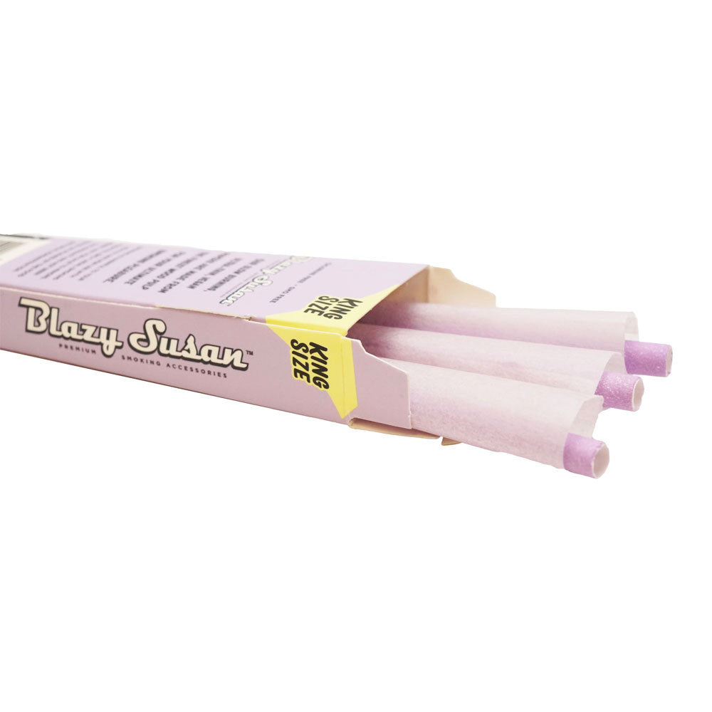 Blazy Susan Purple Pre Rolled Cones King Size - HQD Tech Store