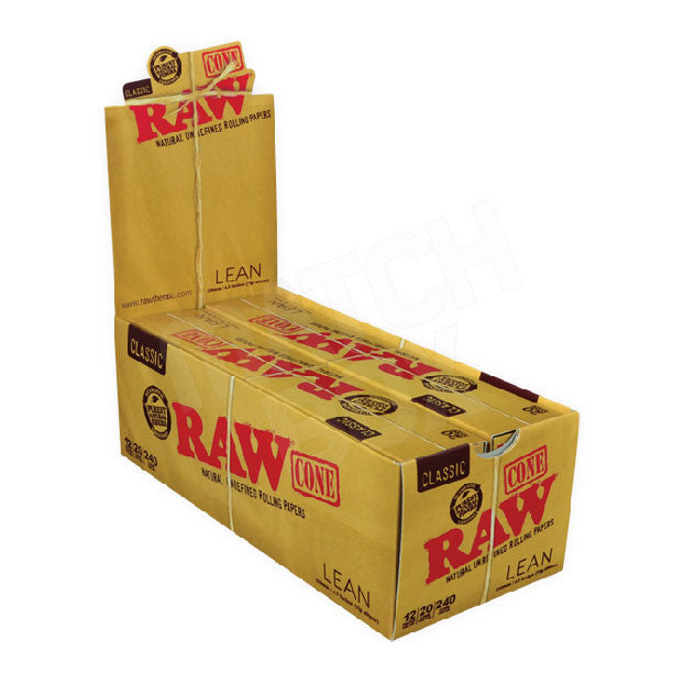 RAW Classic Lean Pre Rolled Cones - HQD Tech Store