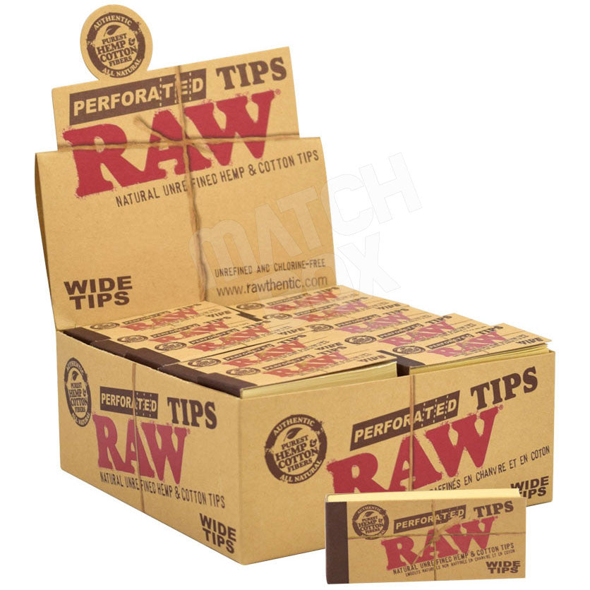 RAW Wide Perforated Tips - HQD Tech Store