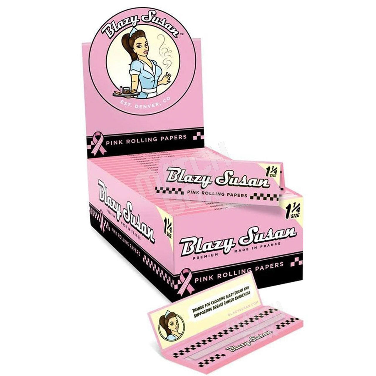 Blazy Susan Pink Rolling Papers 1-1/4″ - HQD Tech Store