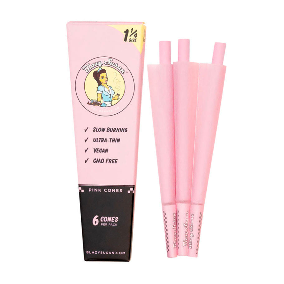 Blazy Susan Pink Pre Rolled Cones 1-1/4 - HQD Tech Store