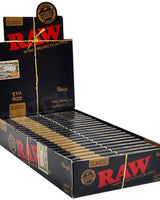 RAW Black Rolling Papers  1-1/4" - HQD Tech Store