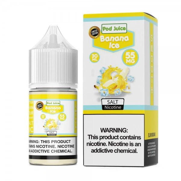 Banana Freeze - POD Juice Synthetic Nic Salt 55mg/30mL