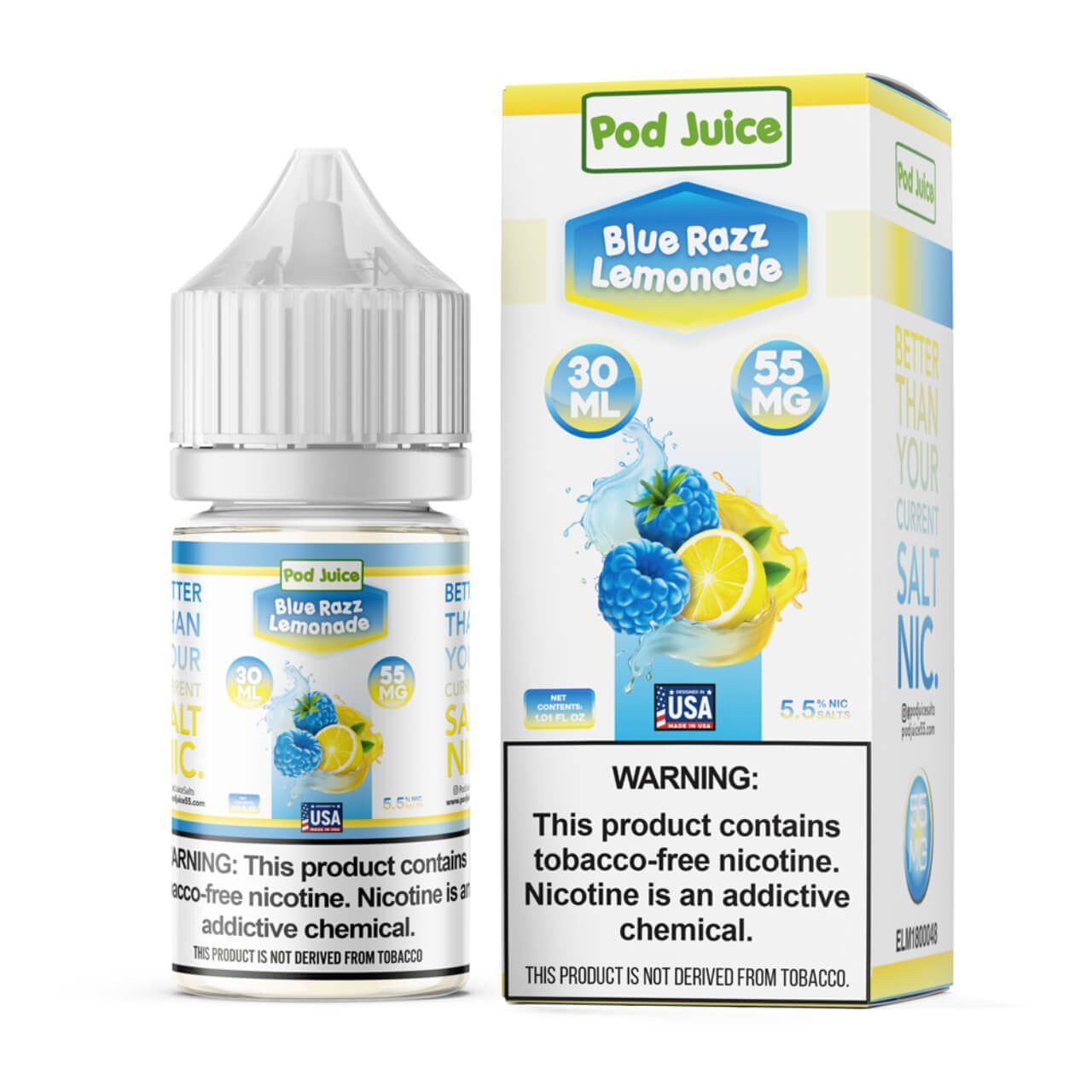 Blue Razz Lemonade - POD Juice Synthetic 30mL